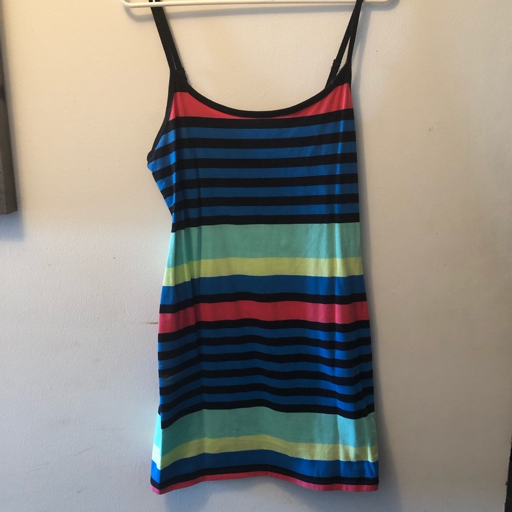 Striped Tank Mini Dress